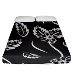 Folk Flowers Print Floral Pattern Ethnic Art Fitted Sheet (queen Size) by Eskimos