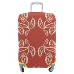 Floral Folk Damask Pattern Fantasy Flowers Floral Geometric Fantasy Luggage Cover (medium) by Eskimos