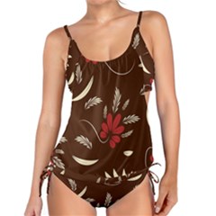 Sfolk Flowers Print Floral Pattern Ethnic Art Tankini Set by Eskimos