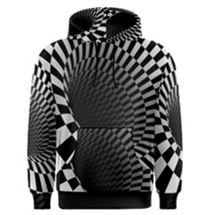 3d Optical Illusion, Dark Hole, Funny Effect Men s Core Hoodie