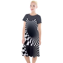 3d Optical Illusion, Dark Hole, Funny Effect Camis Fishtail Dress