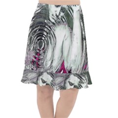 Broadcaster Fishtail Chiffon Skirt by MRNStudios