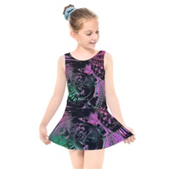 Doppler Ultrasound Kids  Skater Dress Swimsuit by MRNStudios