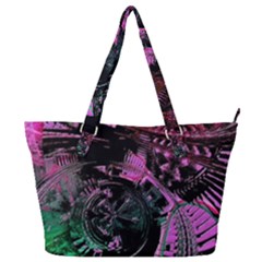 Doppler Ultrasound Full Print Shoulder Bag by MRNStudios