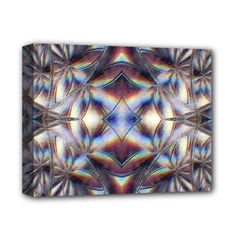 Diamonds And Flowers Deluxe Canvas 14  X 11  (stretched) by MRNStudios