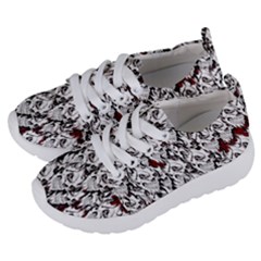 Demonic Skulls Pattern, Spooky Horror, Halloween Theme Kids  Lightweight Sports Shoes