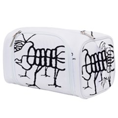 Fantasy Weird Insect Drawing Toiletries Pouch by dflcprintsclothing