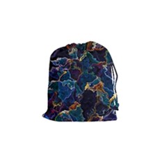 Oil Slick Drawstring Pouch (small) by MRNStudios