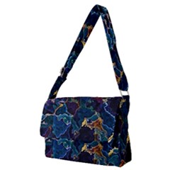 Oil Slick Full Print Messenger Bag (m) by MRNStudios