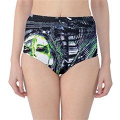 Dubstep Alien Classic High-waist Bikini Bottoms by MRNStudios