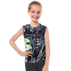 Dubstep Alien Kids  Mesh Tank Top by MRNStudios