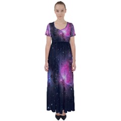 Orion (m42) High Waist Short Sleeve Maxi Dress