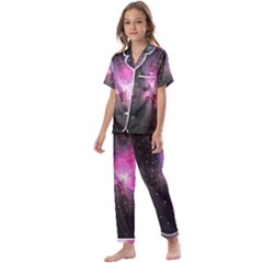 M42 Kids  Satin Short Sleeve Pajamas Set by idjy