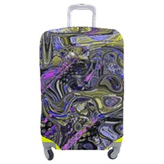 Deconstructed Green Luggage Cover (medium) by MRNStudios