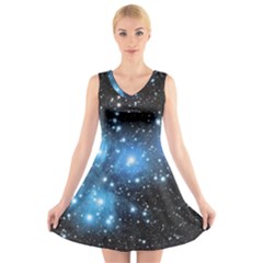 Pleiades (M45) V-Neck Sleeveless Dress