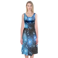 Pleiades (m45) Midi Sleeveless Dress