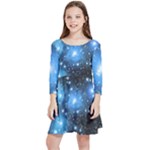 Pleiades (M45) Kids  Quarter Sleeve Skater Dress