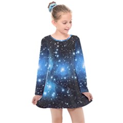 Pleiades (m45) Kids  Long Sleeve Dress