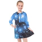 Pleiades (M45) Kids  Quarter Sleeve Shirt Dress