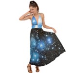 Pleiades (M45) Backless Maxi Beach Dress