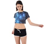 M45 Tie Back Short Sleeve Crop Tee