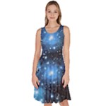 Pleiades (M45) Knee Length Skater Dress With Pockets