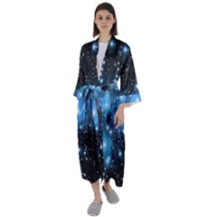 M45 Maxi Satin Kimono