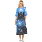 Pleiades (M45) Double Cuff Midi Dress