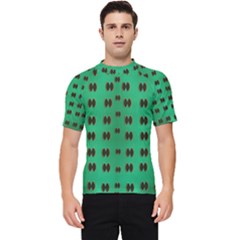 Butterflies In Fresh Green Environment Men s Short Sleeve Rash Guard by pepitasart