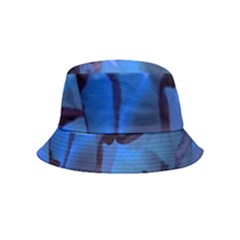 Peony In Blue Inside Out Bucket Hat (kids)