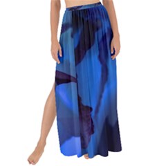 Peony In Blue Maxi Chiffon Tie-up Sarong