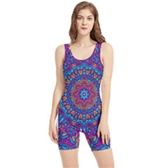 Vibrant Violet Mandala Women s Wrestling Singlet