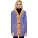 dots and stars Button Up Hooded Coat  View1