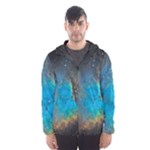 Pacman Nebula (NGC281) Men s Hooded Windbreaker