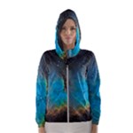 Pacman Nebula (NGC281) Women s Hooded Windbreaker