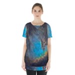 Pacman Nebula (NGC281) Skirt Hem Sports Top