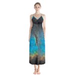 Pacman Nebula (NGC281) Button Up Chiffon Maxi Dress