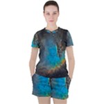 Pacman Nebula (NGC281) Women s Tee and Shorts Set