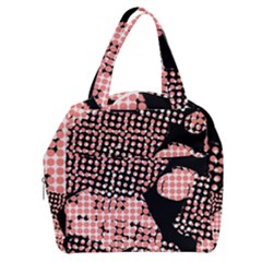 Abstrait Effet Formes Noir/rose Boxy Hand Bag by kcreatif