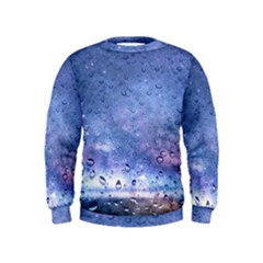 Gouttes D eau Galaxy Kids  Sweatshirt