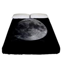 Lune Étoilé Fitted Sheet (california King Size) by kcreatif