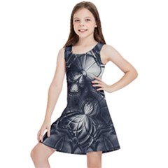 Charcoal Faker Kids  Lightweight Sleeveless Dress by MRNStudios