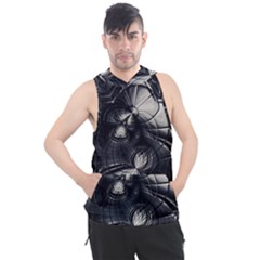 Charcoal Faker Men s Sleeveless Hoodie by MRNStudios