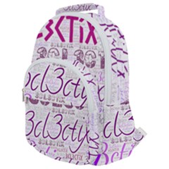 3cl3ctix Wordart Rounded Multi Pocket Backpack by 3cl3ctix