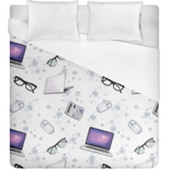 Computer Work Duvet Cover (king Size) by SychEva