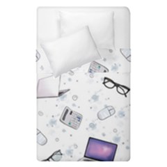 Computer Work Duvet Cover Double Side (single Size) by SychEva