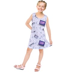 Computer Work Kids  Tunic Dress by SychEva