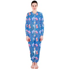 Notepads Pens And Pencils Onepiece Jumpsuit (ladies)