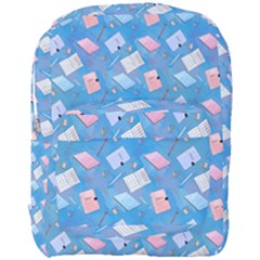 Notepads Pens And Pencils Full Print Backpack by SychEva