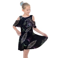 Theo Kids  Shoulder Cutout Chiffon Dress by MRNStudios